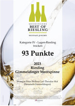 Lade das Bild in den Galerie-Viewer, 2023 Riesling Gimmeldinger Meerspinne (Nr. 3316)