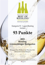 Lade das Bild in den Galerie-Viewer, 2023 Riesling Gimmeldinger Biengarten (Nr. 3317)