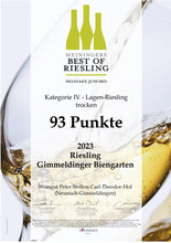 Lade das Bild in den Galerie-Viewer, 2023 Riesling Gimmeldinger Biengarten (Nr. 3317)
